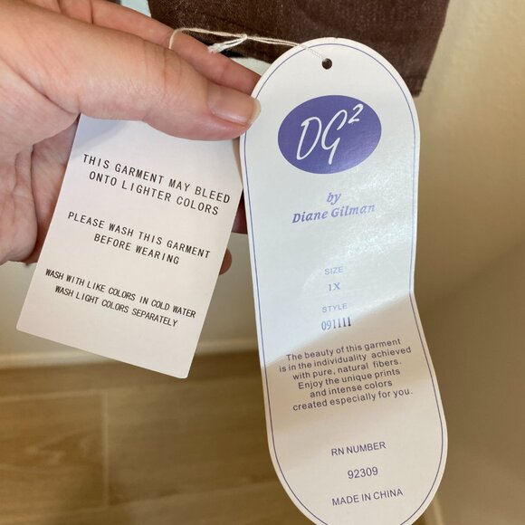 DG2 by Diane Gilman Women's Western Studded Dress Button Down NWT - Picture 11 of 11